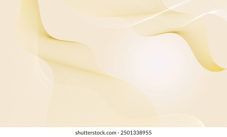 Luxury gold background with beige and white gradient color