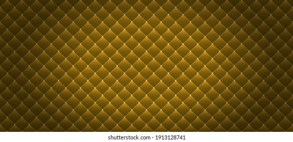 Luxury gold background with golden chains and beads. Vector illustration. Upholstery background.