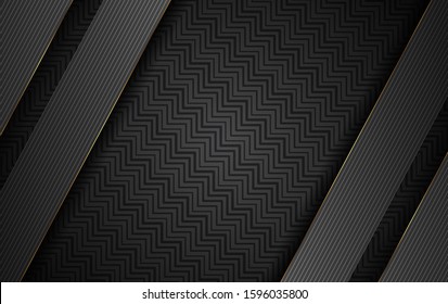 Luxury Gold Background With Light Shadow Direction - Vector