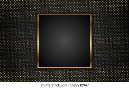 Luxury Gold Background With Light Shadow Direction - Vector