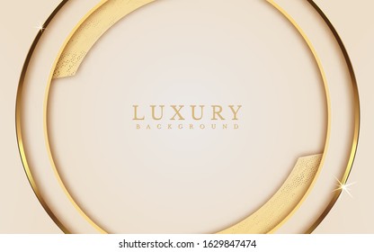 Luxury Gold Background with metal texture and Expensive mustard shades in 3d abstract style. Illustration from vector about modern template design for strong feeling and technology and futurism.