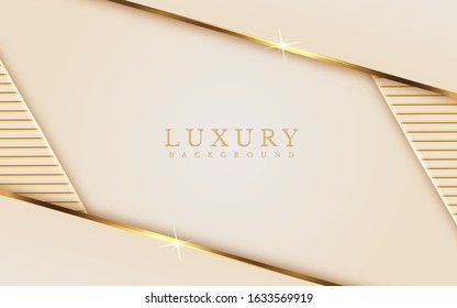 Luxury Gold Background with metal texture and Expensive mustard shades in 3d abstract style. Illustration from vector about modern template design for strong feeling and technology and futurism.