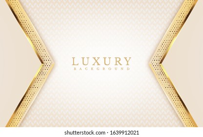 Luxury Gold Background with metal texture and Expensive mustard shades in 3d abstract style. Illustration from vector about modern template design for strong feeling and technology and futurism.