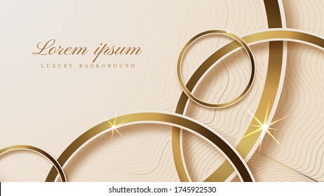 Luxury Gold Background with metal texture and Expensive mustard shades in 3d abstract style. Illustration from vector about modern template design for strong feeling and technology and futurism.