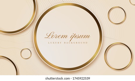 Luxury Gold Background with metal texture and Expensive mustard shades in 3d abstract style. Illustration from vector about modern template design for strong feeling and technology and futurism.