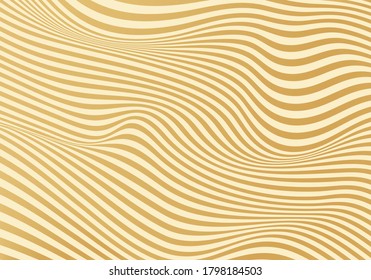 luxury Gold background modern futuristic shape wave in white