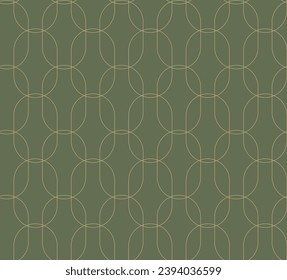 Luxury gold background pattern seamless geometric line circle abstract design vector. 