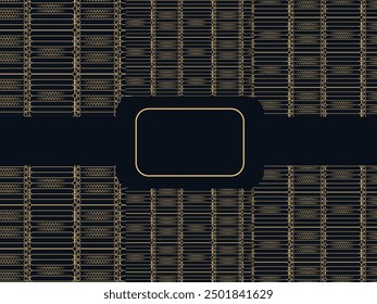 Luxury gold background pattern seamless geometric line  abstract design vector. 