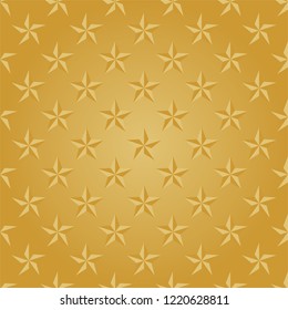 Luxury gold background with gold shiny stars in a row side by side and below them