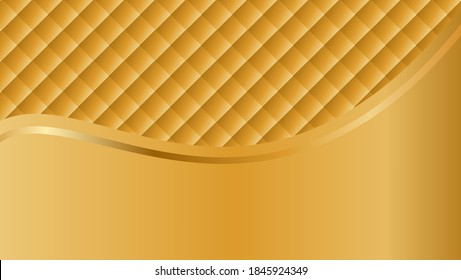 Ilustración vectorial de fondo dorado de lujo
