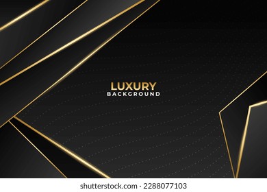 Ilustración de vectores de fondo de oro de lujo