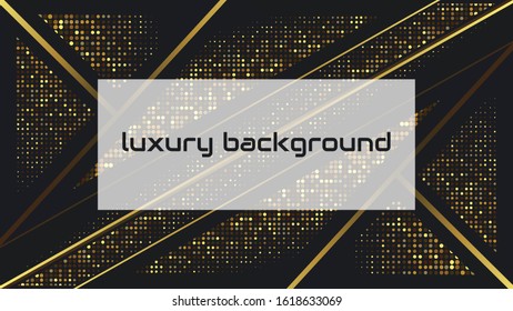 Luxury gold background. Vector stock illustrator. Eps 10.