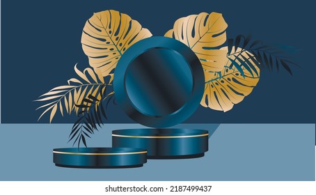 Luxury gold background. Wedding invitation wallpaper. background vector 3D platform, podium. 3d background products display podium scene with geometric platform.