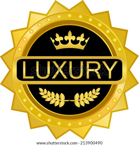 Luxury Gold Badge