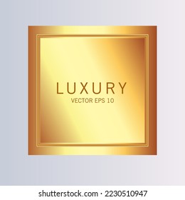 Luxury gold badges and labels premium quality product