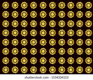 luxury gold batik pattern background