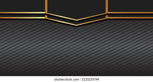 
luxury gold black background line