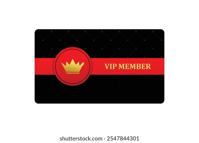 luxury gold and black premium vip card
