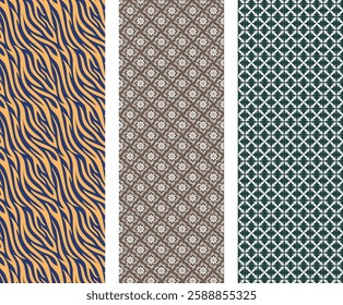 Luxury Gold and Black Seamless Pattern with Ornamental Swirls and Royal Vintage Design