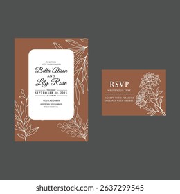 Luxury Gold and blue invite frame design vector.Invitation design for wedding card, Image frame, Water color frame design. vector illustration.
