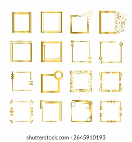 Luxury Gold Border Frame Set
