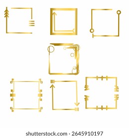 Luxury Gold Border Frame Set