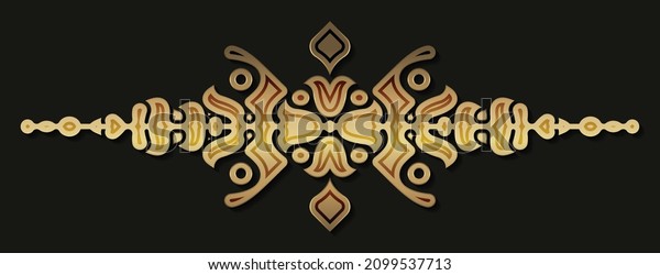 Luxury gold\
Calligraphy ornament Design\
Elements
