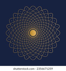 Luxury gold color abstract mandala design, golden pattern mandala, Floral background, decoration, Mandala art ornament

