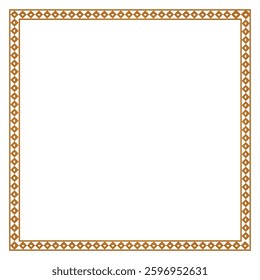 Luxury gold corner border rectangle frame transparent background