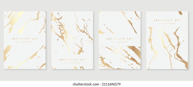 Luxury gold cover design vector. Background design with golden texture, marble, brush. Design for  wall art, invitation, wedding card, banners, vip card template.