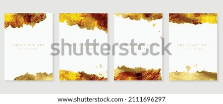 Similar – Image, Stock Photo Golden brushed metal background
