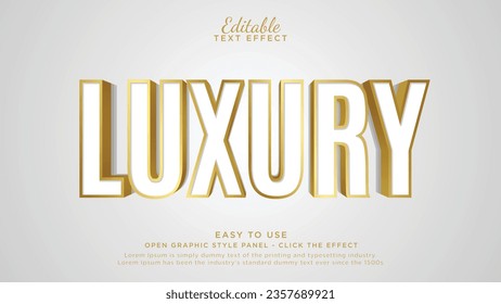  Luxury gold editable text effect