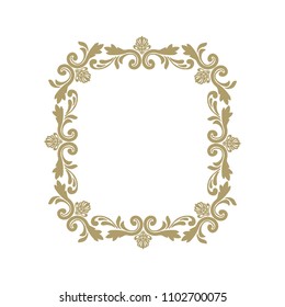 luxury gold floral label template