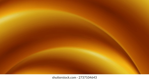 Luxury gold foil texture with glossy metallic surface - shimmering yellow waves, reflective wrinkles and elegant light patterns for premium packaging design, luxury branding or festive decoration.