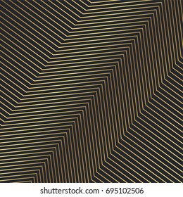 Luxury Gold Geometric Pattern Design