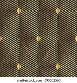 Luxury Gold Geometric Pattern Design