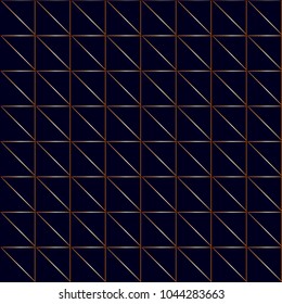 Luxury Gold Geometric Seamless Pattern Isolated Background Decoration Vector EPS10 