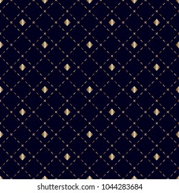 Luxury Gold Geometric Seamless Pattern Isolated Background Decoration Vector EPS10 