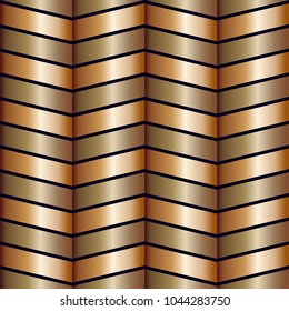 Luxury Gold Geometric Seamless Pattern Isolated Background Decoration Vector EPS10 