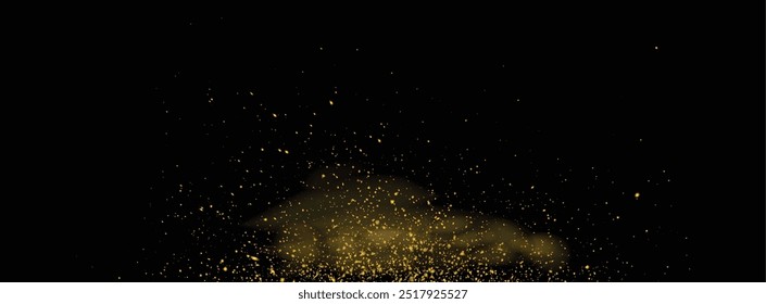 Luxury gold glitter star glowing texture background