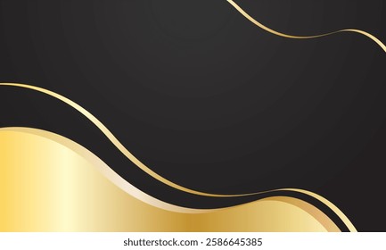 Luxury gold gradient abstract background design