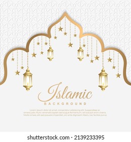 luxury gold islamic background template