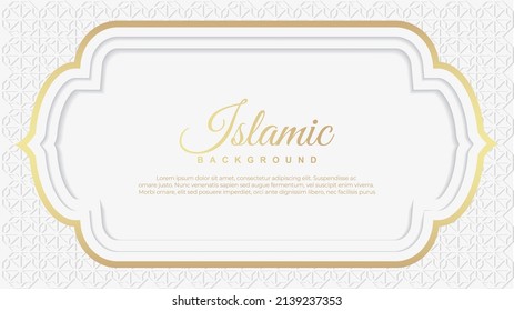 Luxury Gold Islamic Background Template