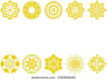 Luxury Gold Islamic Mandala Vector