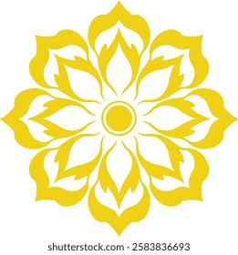 Luxury Gold Islamic Mandala Vector