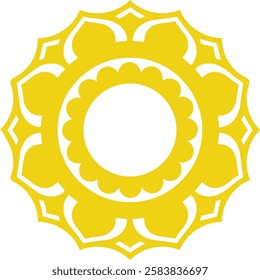 Luxury Gold Islamic Mandala Vector