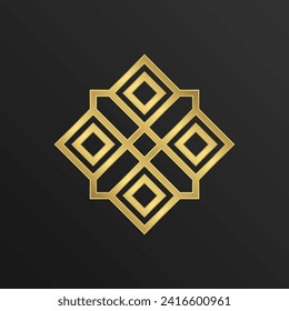 Luxury Gold - Islamic Ornament - Editable Vector : Suitable for Islamic Theme and Other Graphic Related Assets.