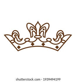 luxury gold king crown vector design