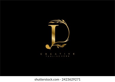 luxury gold letter j logo design with beautiful flower and leaf ornaments. monogram j, logo typography. initials j. typography. for business logos, boutiques, companies, beauty, etc