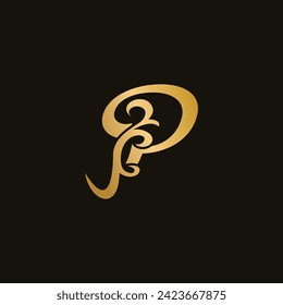 LUXURY GOLD LETTER LOGO DESIGN